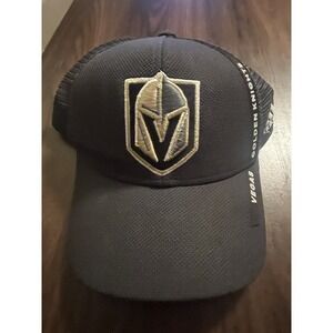 Vegas Golden Knights adidas Snapback Hat Trucker Hat Back
